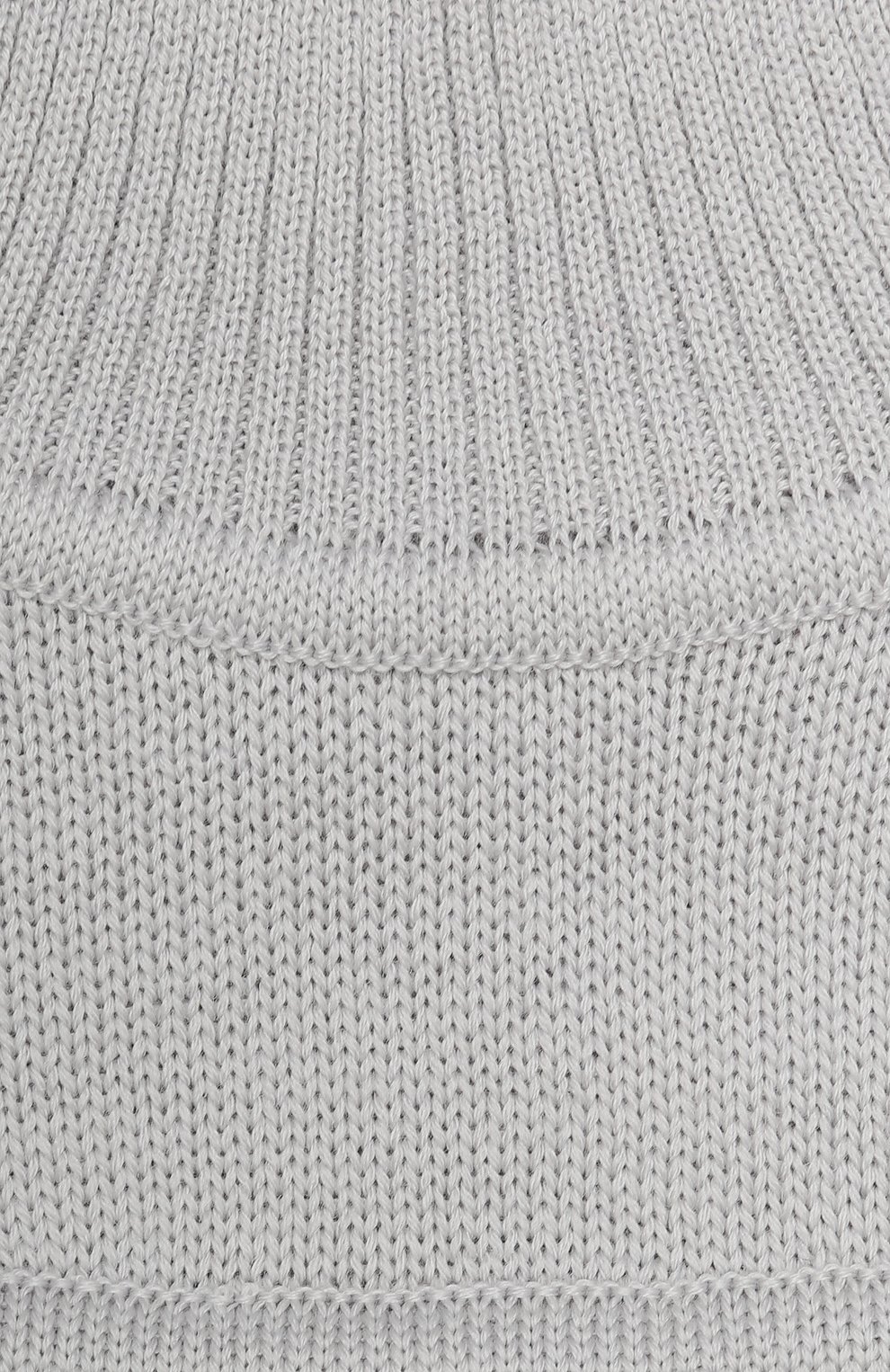 Шерстяной шарф-снуд CATYA светло-серого цвета по цене 7995 руб., арт. 923747/1, фото 3 Шерстяной шарф-снуд CATYA, арт. 923747/1, фото 3