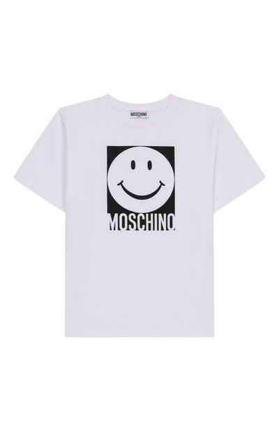 Хлопковая футболка MOSCHINO, арт. HSM05G/LAA01/10-14