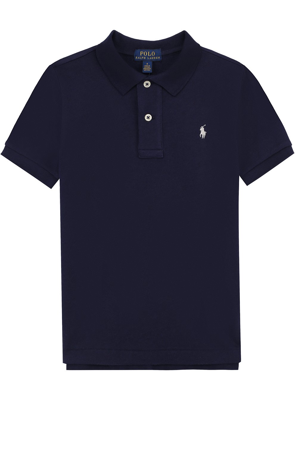 Хлопковое поло с логотипом бренда POLO RALPH LAUREN, арт. 322682620, фото 1