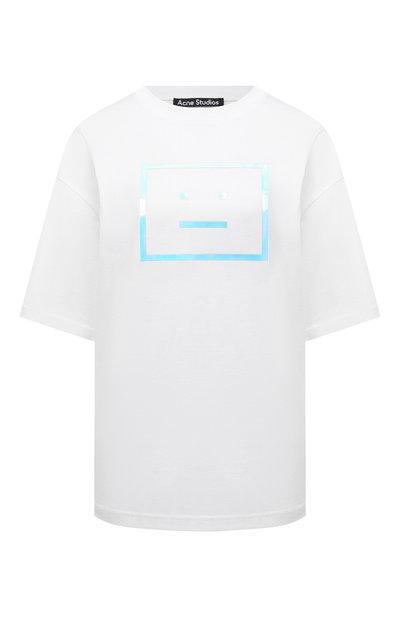Женская хлопковая футболка ACNE STUDIOS, арт. CL0092/W
