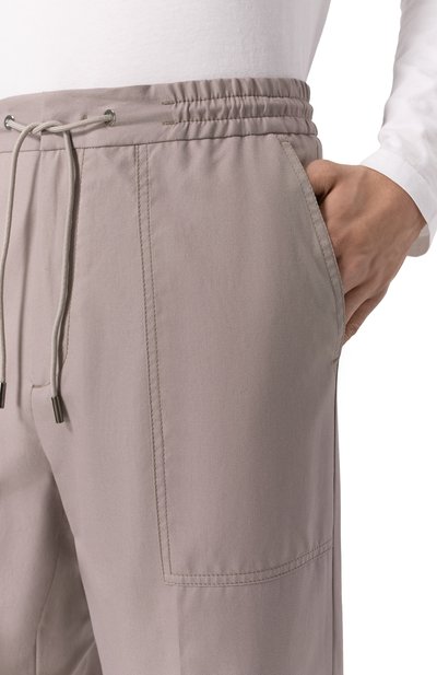 Брюки из хлопка и шелка MVST, арт. 25E/X1P/0/B041/0207, фото 5