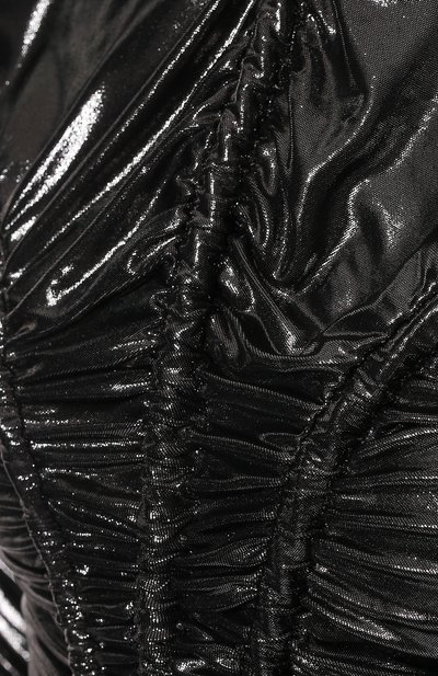 Платье из вискозы BALMAIN черного цвета по цене 478000 руб., арт. XF1R9940/JB69, фото 5 Платье из вискозы BALMAIN, арт. XF1R9940/JB69, фото 5
