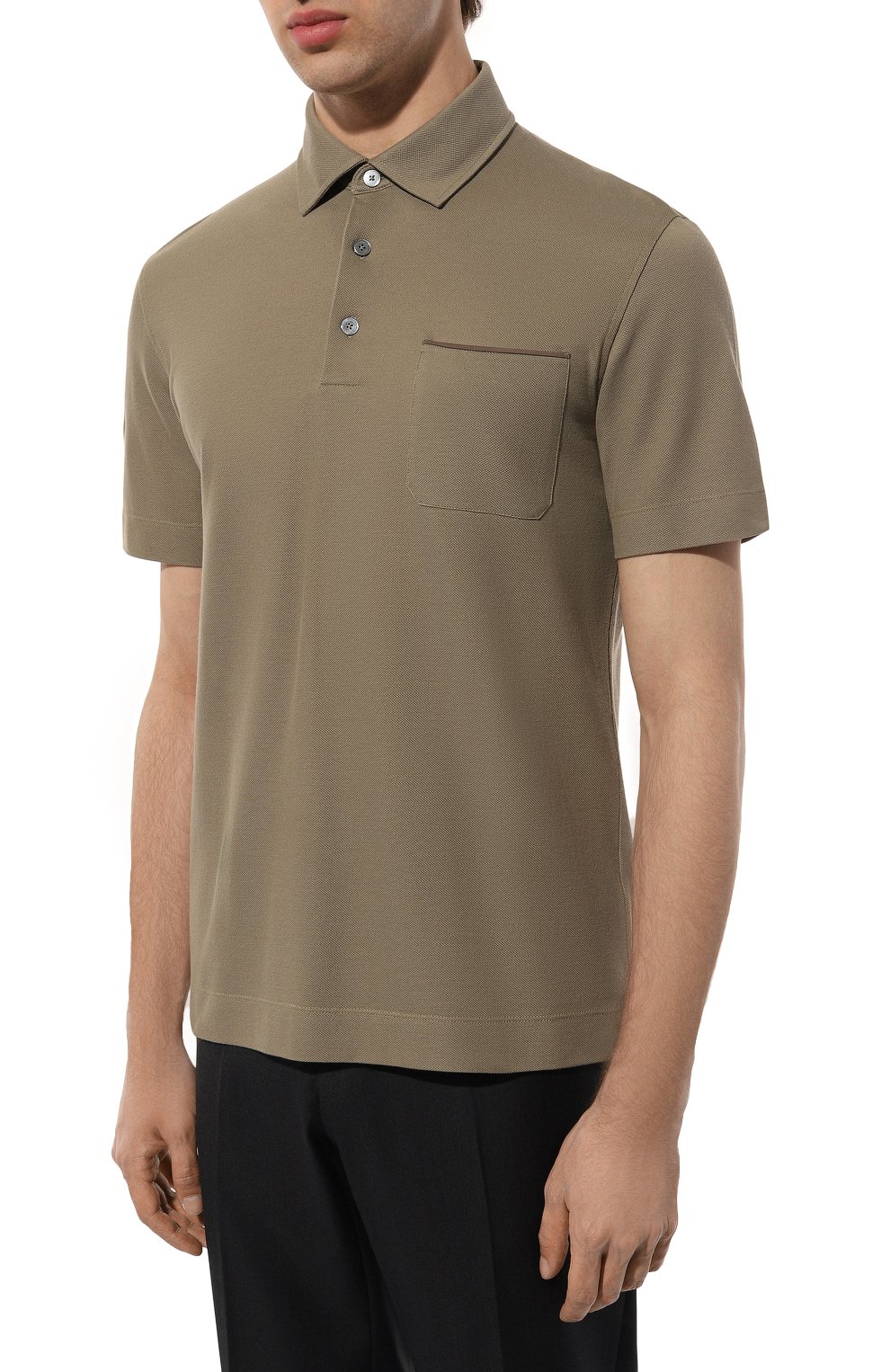 Хлопковое поло ZEGNA, арт. UD392A7/D752, фото 3