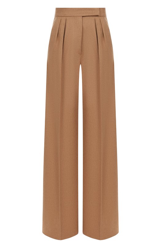 Шерстяные брюки Max Mara 0RI Бежевый 0RI