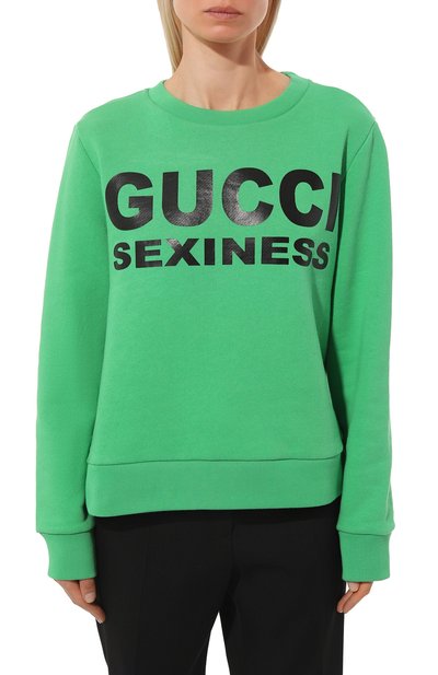 Хлопковый свитшот GUCCI, арт. 623450 XJCLC, фото 3