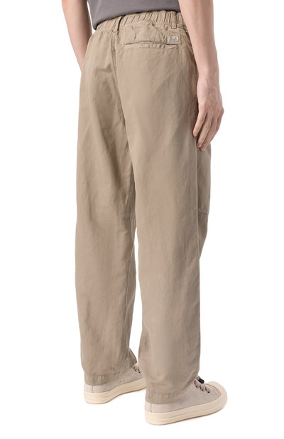 Брюки из хлопка и льна C.P. COMPANY, арт. 18CMPA104A006273G, фото 4