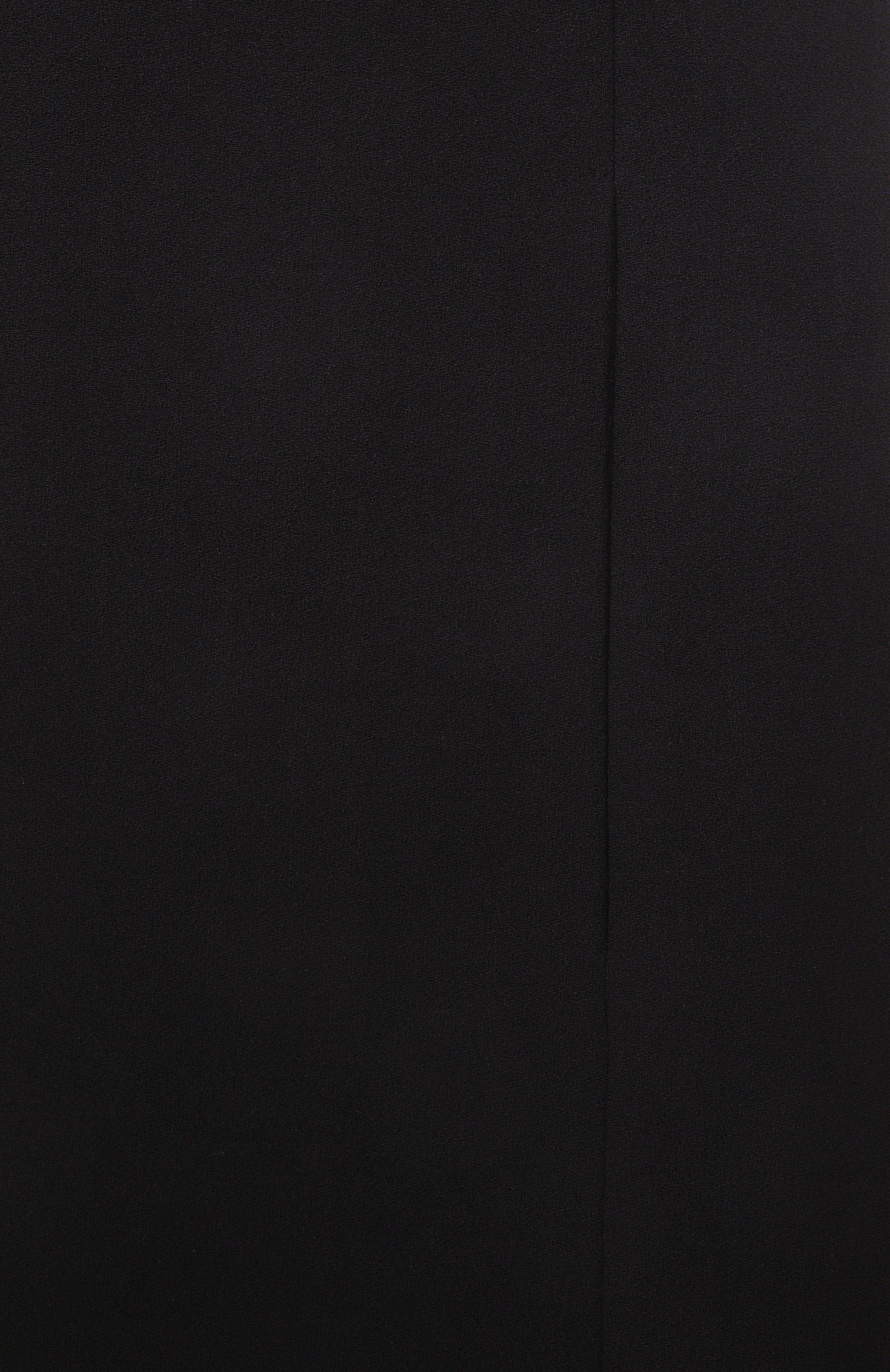 Шерстяное платье SAINT LAURENT черного цвета по цене 137500 руб., арт. 582689Y024K 1000, фото 6 Шерстяное платье SAINT LAURENT, арт. 582689Y024K 1000, фото 6