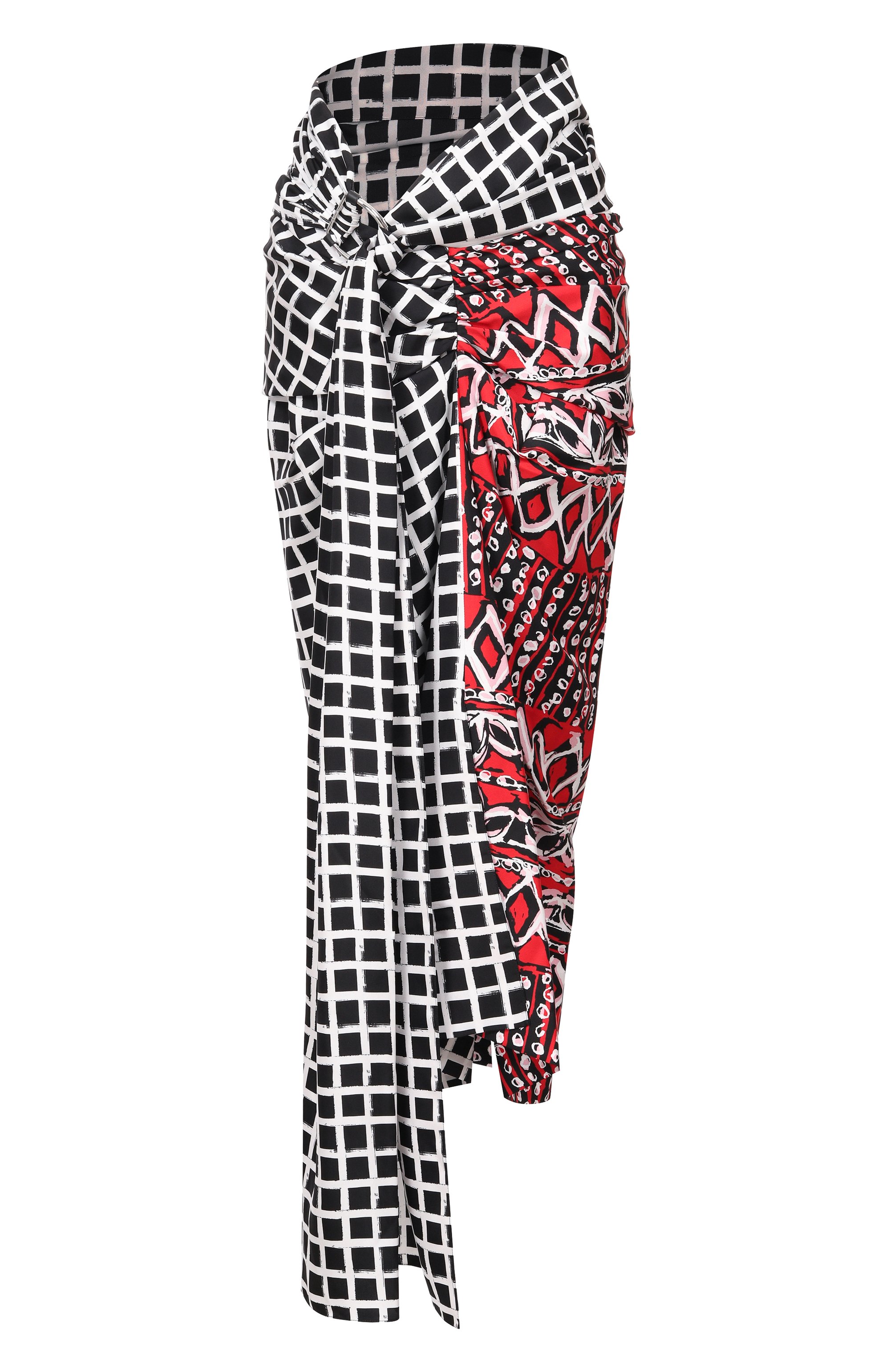 Шелковая юбка LANVIN красного цвета по цене 225000 руб., арт. RW-ST0204-6349-E26, фото 1 Шелковая юбка LANVIN, арт. RW-ST0204-6349-E26, фото 1