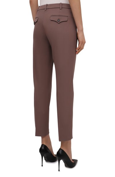 Хлопковые брюки WINDSOR коричневого цвета по цене 31950 руб., арт. 52 DHE606 10013071, фото 4 Хлопковые брюки WINDSOR, арт. 52 DHE606 10013071, фото 4