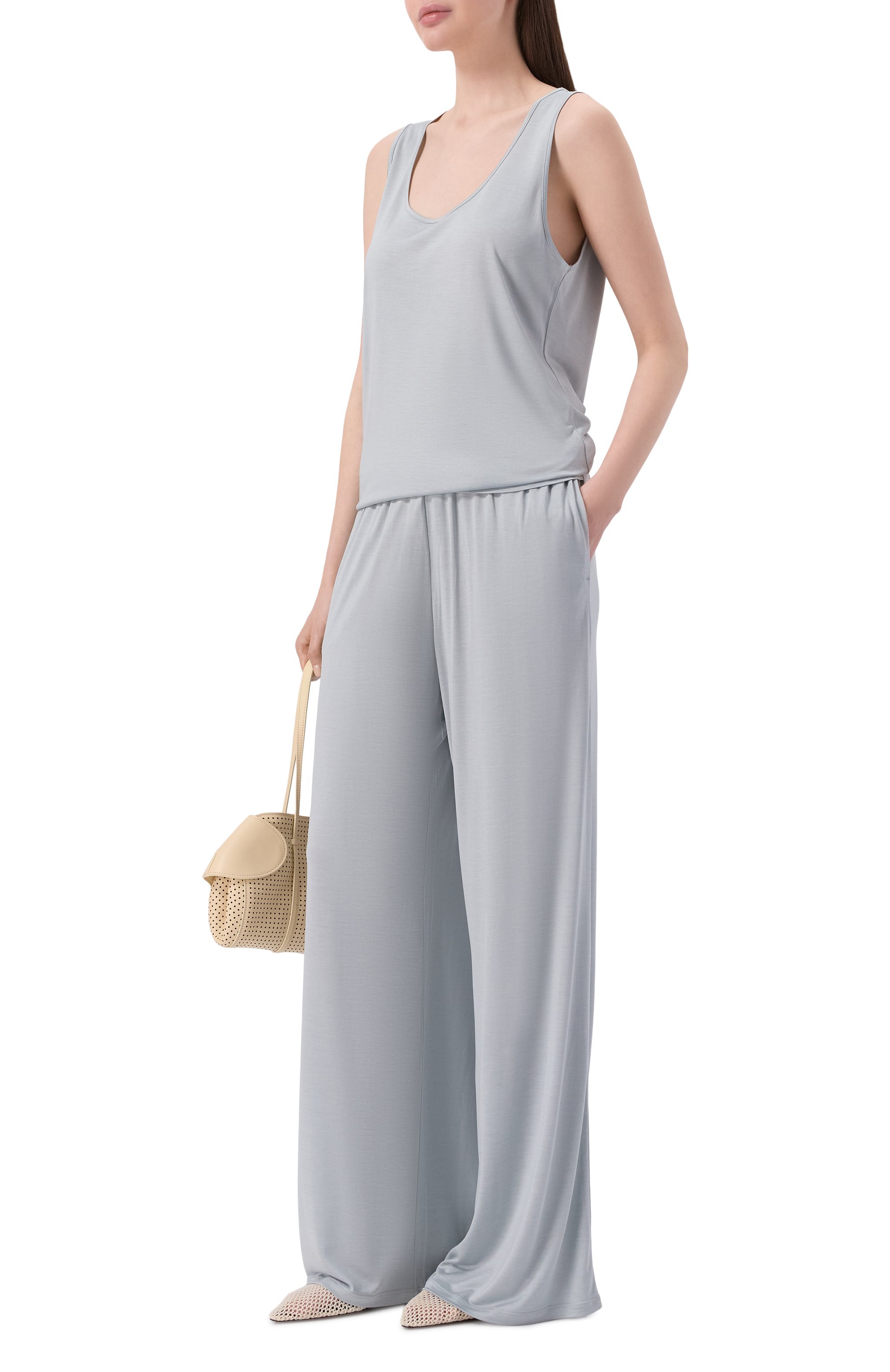 Шелковые брюки 12 STOREEZ, арт. 136666, фото 2