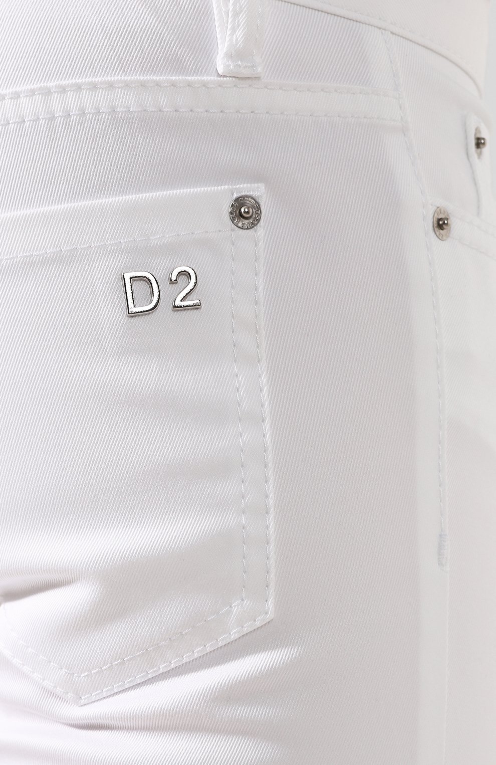 Джинсы DSQUARED2 белого цвета по цене 39950 руб., арт. S75LB0259/S39021, фото 5 Джинсы DSQUARED2, арт. S75LB0259/S39021, фото 5