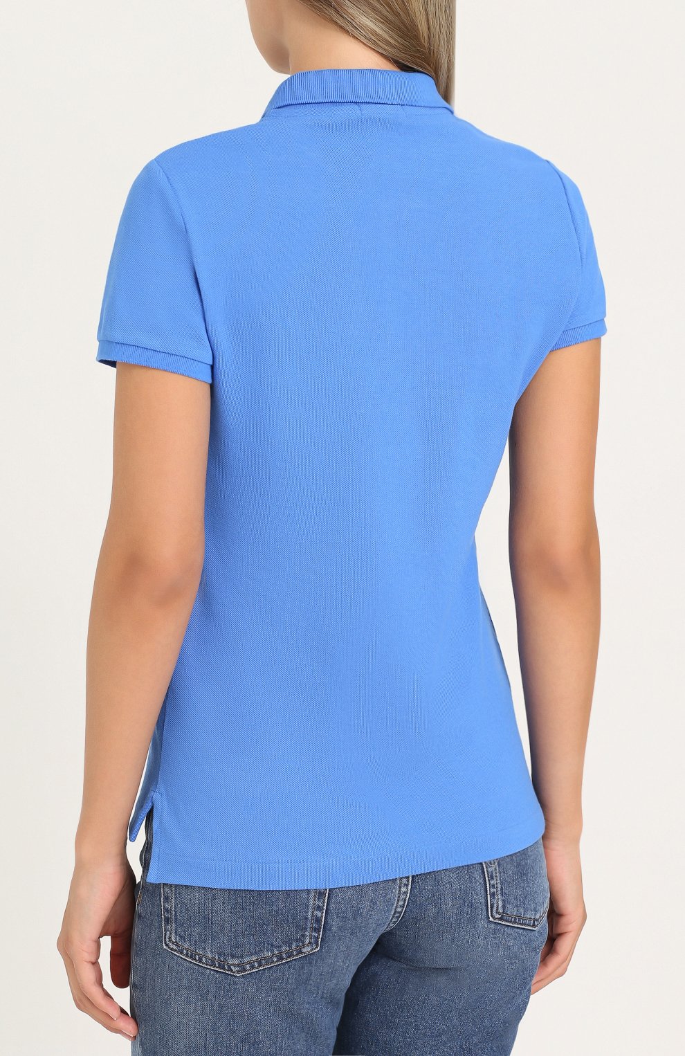 Хлопковое поло с вышитым логотипом бренда POLO RALPH LAUREN, арт. 211505656, фото 4