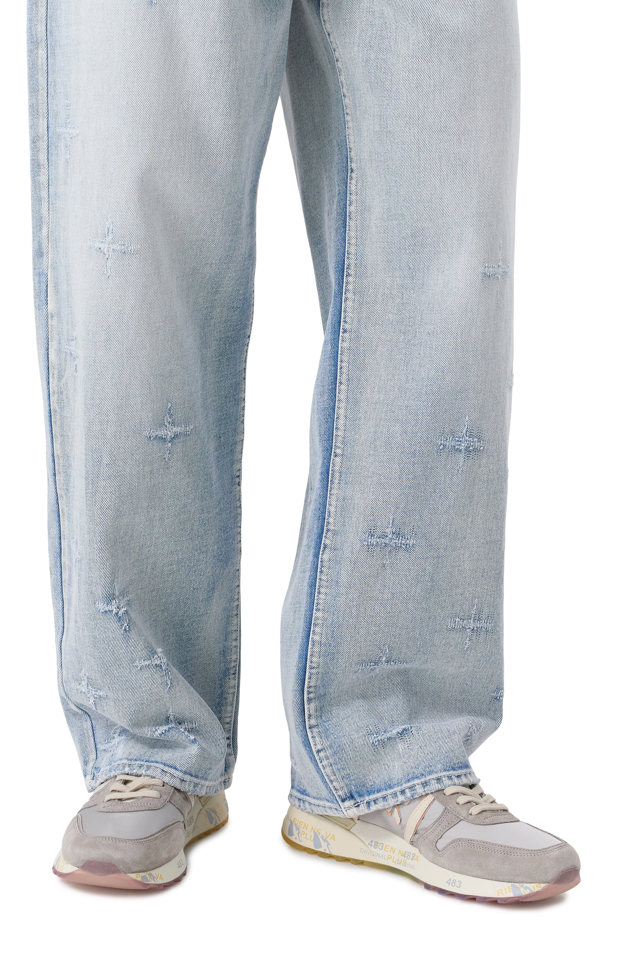 Комбинированные кроссовки lander PREMIATA, арт. LANDER/VAR 7202, фото 3