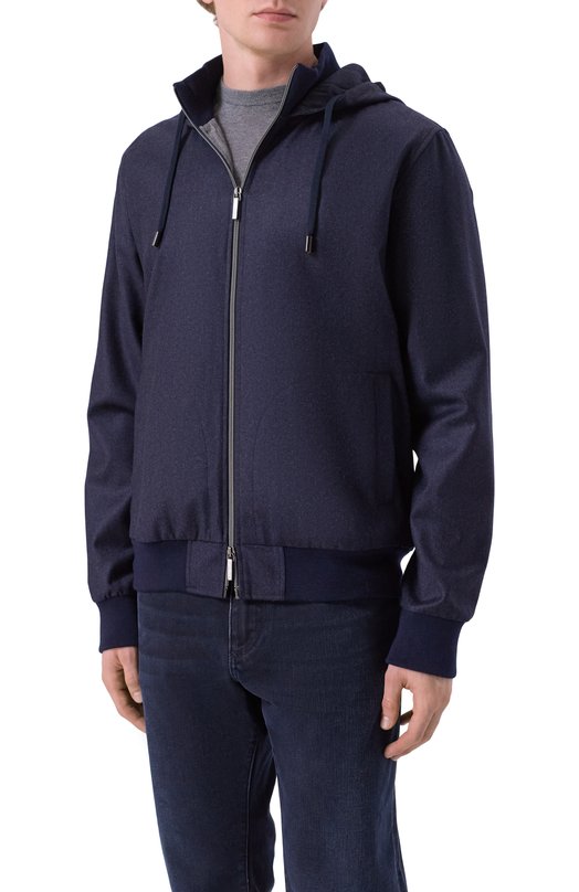 Шерстяная толстовка Capobianco 19M403.FA00. Синий  19M403.FA00. Фото 3