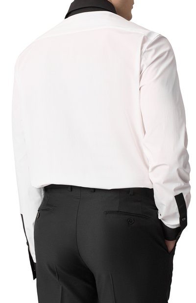 Хлопковая сорочка BALMAIN, арт. EH1HS461/CF43, фото 4