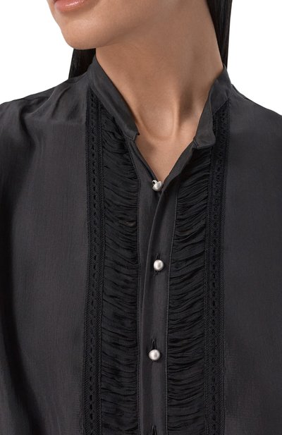 Шелковое платье ANN DEMEULEMEESTER, арт. B0013955/FA731, фото 4