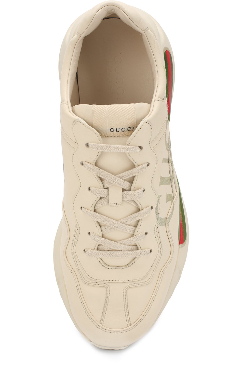 Кожаные кроссовки rhyton на шнуровке GUCCI, арт. 500877/DRW00, фото 5
