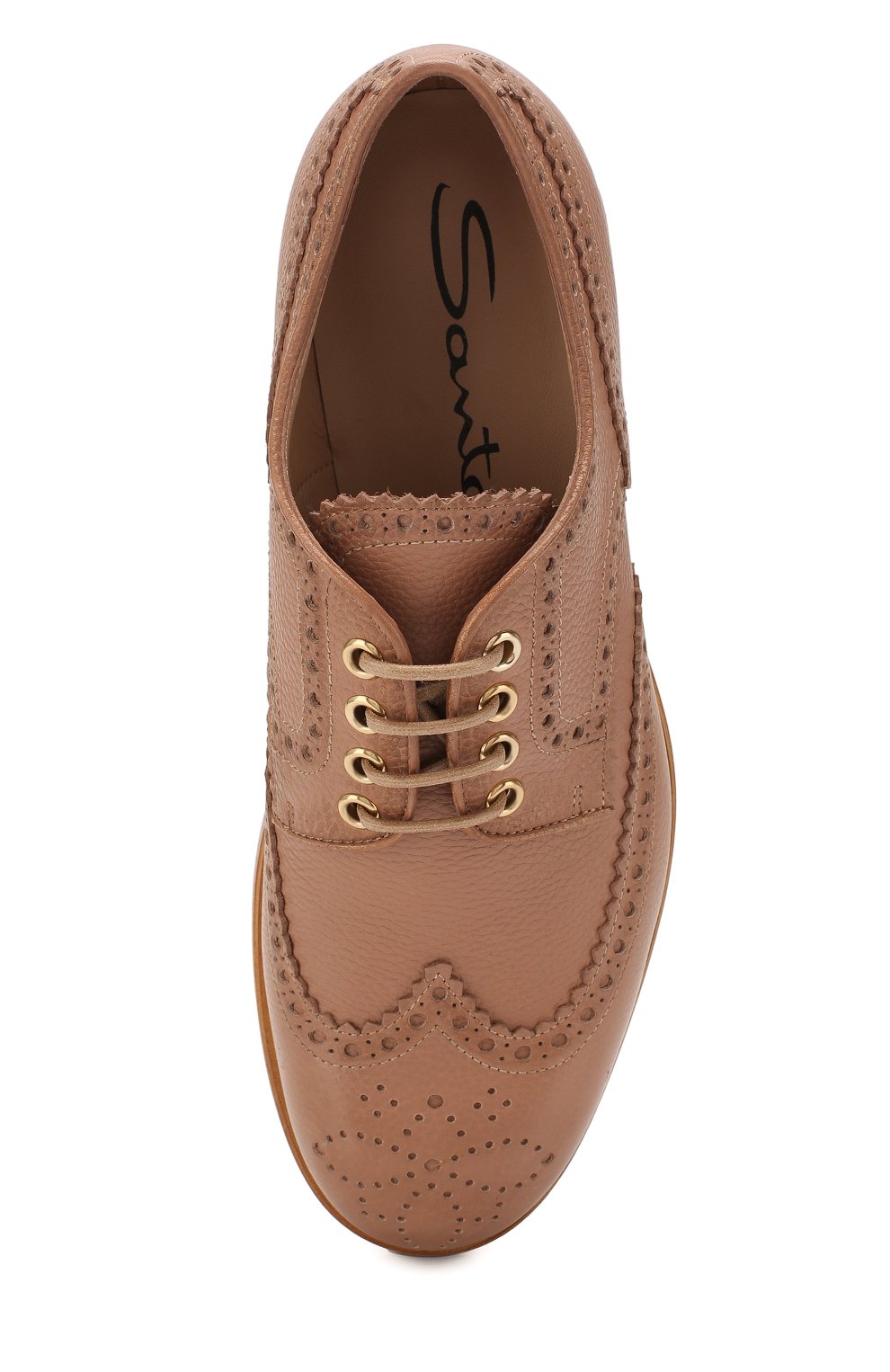 Кожаные дерби SANTONI, арт. WUKM58460BA3SDDKP20, фото 5