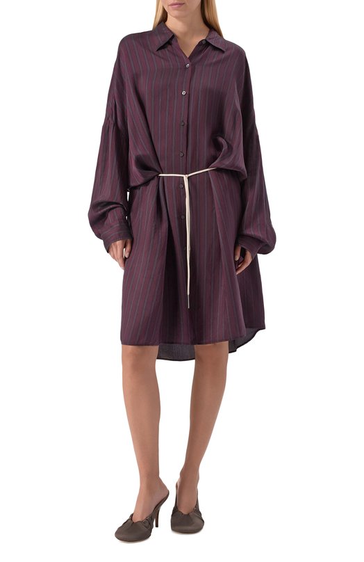 Платье Dries Van Noten 252-011083-2267 Бордовый  252-011083-2267 Фото 3