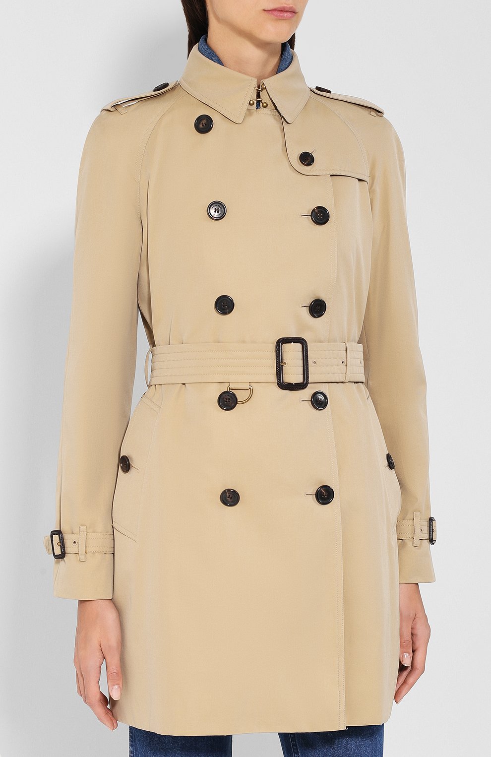Двубортный тренч с поясом BURBERRY, арт. 3900848, фото 3