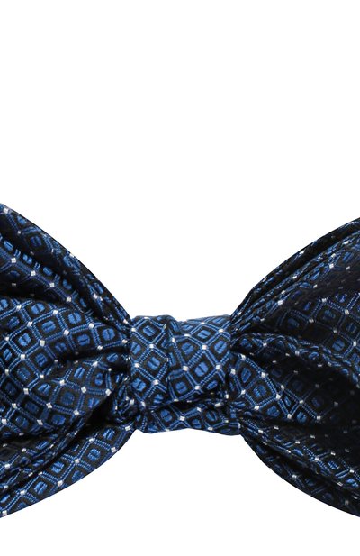 Шелковый галстук-бабочка с узором LANVIN, арт. 2032/B0W TIE, фото 3