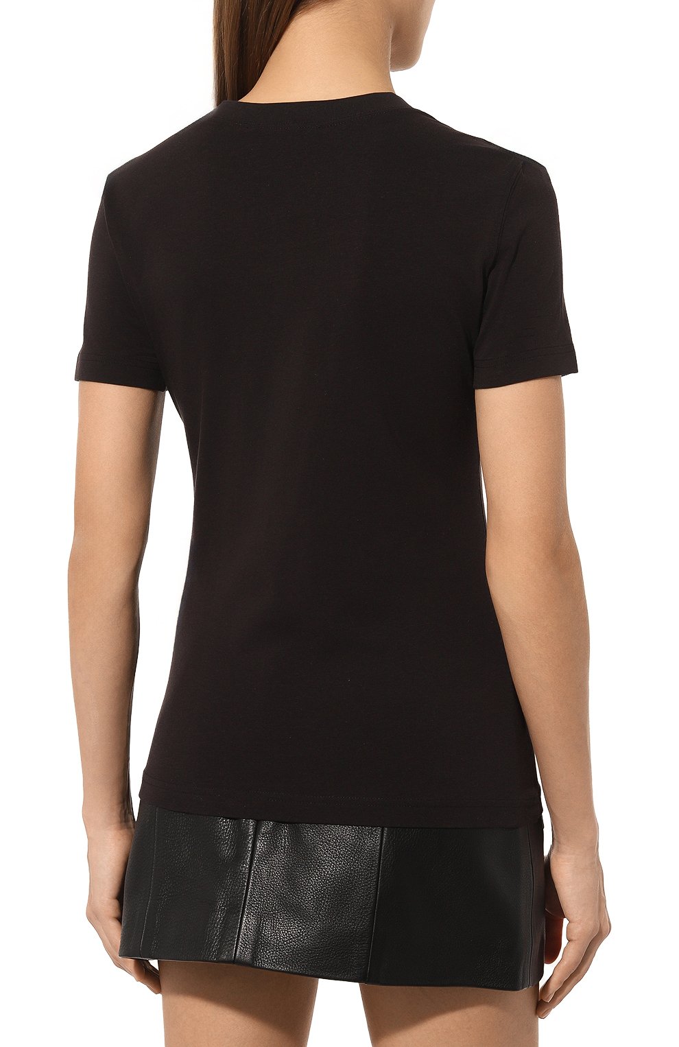 Хлопковая футболка VERSACE JEANS COUTURE, арт. 76HAHT02/CJ03T, фото 4