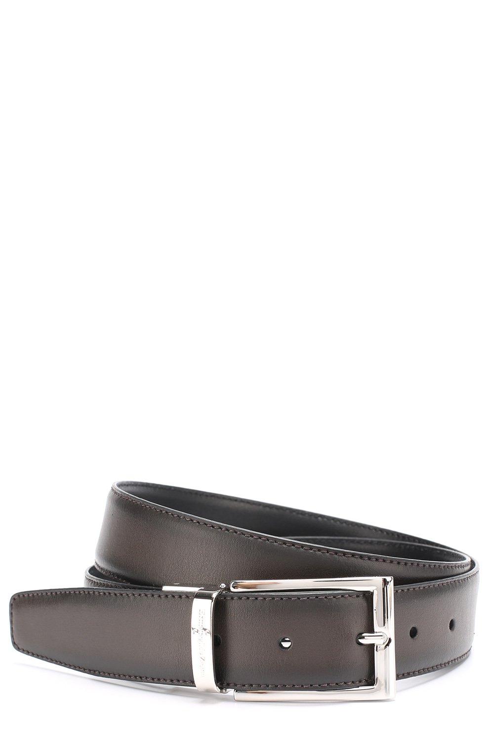 Кожаный ремень с двумя сменными пряжками ZEGNA, арт. BB0X19/VIT, фото 1