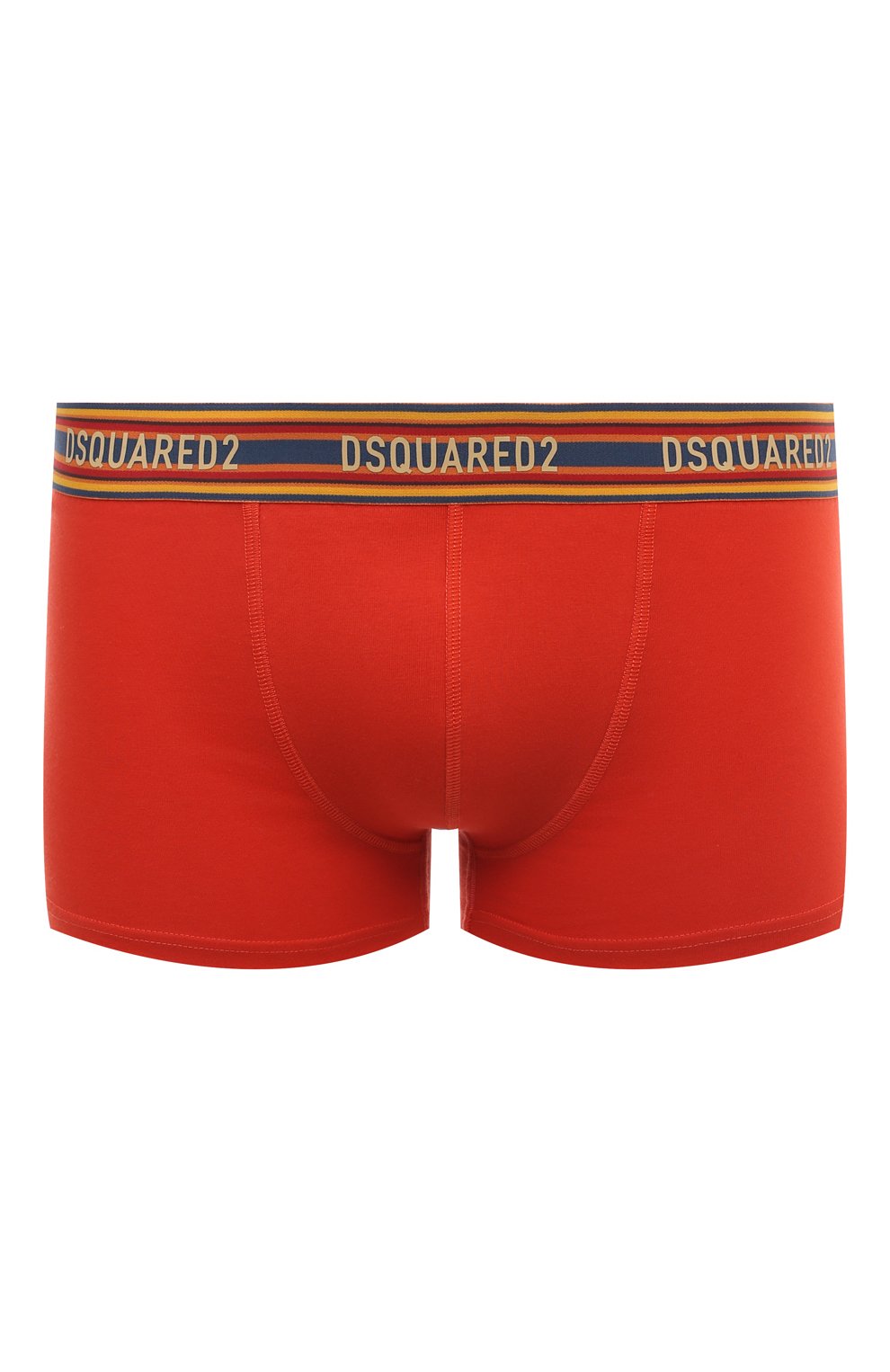 Хлопковые боксеры DSQUARED2 красного цвета по цене 10450 руб., арт. D9LC64830, фото 1 Хлопковые боксеры DSQUARED2, арт. D9LC64830, фото 1