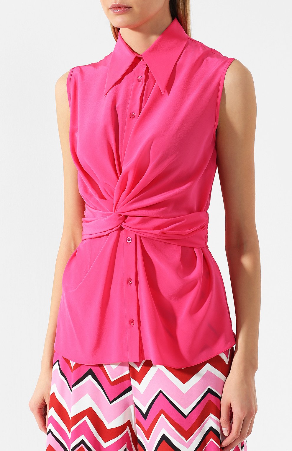 Шелковый топ M MISSONI, арт. 2DJ00006/2W0010, фото 3