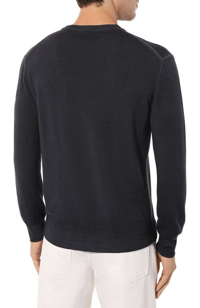 Шерстяной джемпер PAUL&SHARK темно-синего цвета по цене 31900 руб., арт. 11311001, фото 4 Шерстяной джемпер PAUL&SHARK, арт. 11311001, фото 4