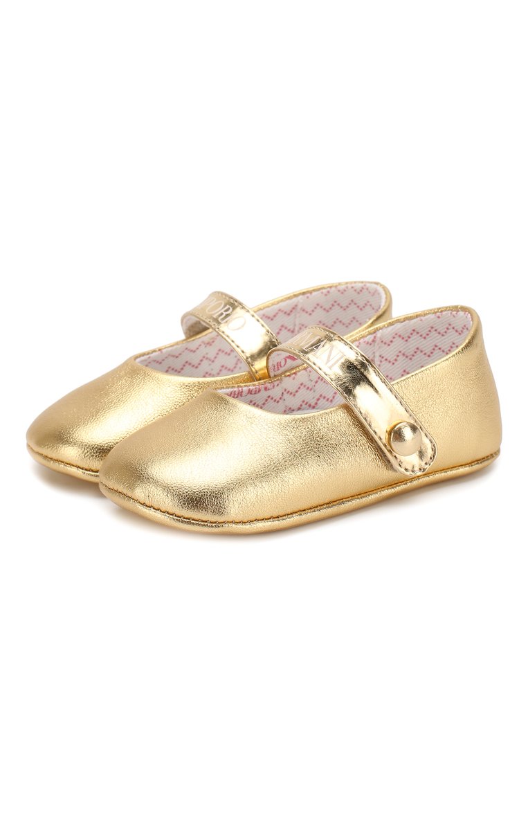 Кожаные пинетки EMPORIO ARMANI, арт. XKD003/X0L05/17-19, фото 1