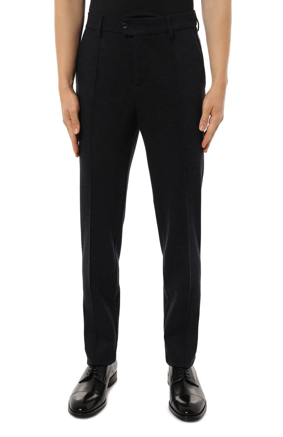 Брюки из шерсти и кашемира MARCO PESCAROLO темно-синего цвета по цене 69950 руб., арт. BR0S/48Y11, фото 3 Брюки из шерсти и кашемира MARCO PESCAROLO, арт. BR0S/48Y11, фото 3