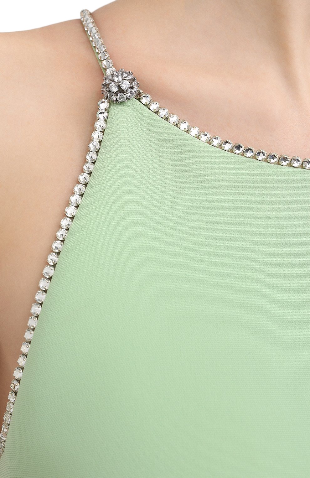 Платье MIU MIU светло-зеленого цвета по цене 275000 руб., арт. MF3555-1LW6-F0035, фото 5 Платье MIU MIU, арт. MF3555-1LW6-F0035, фото 5