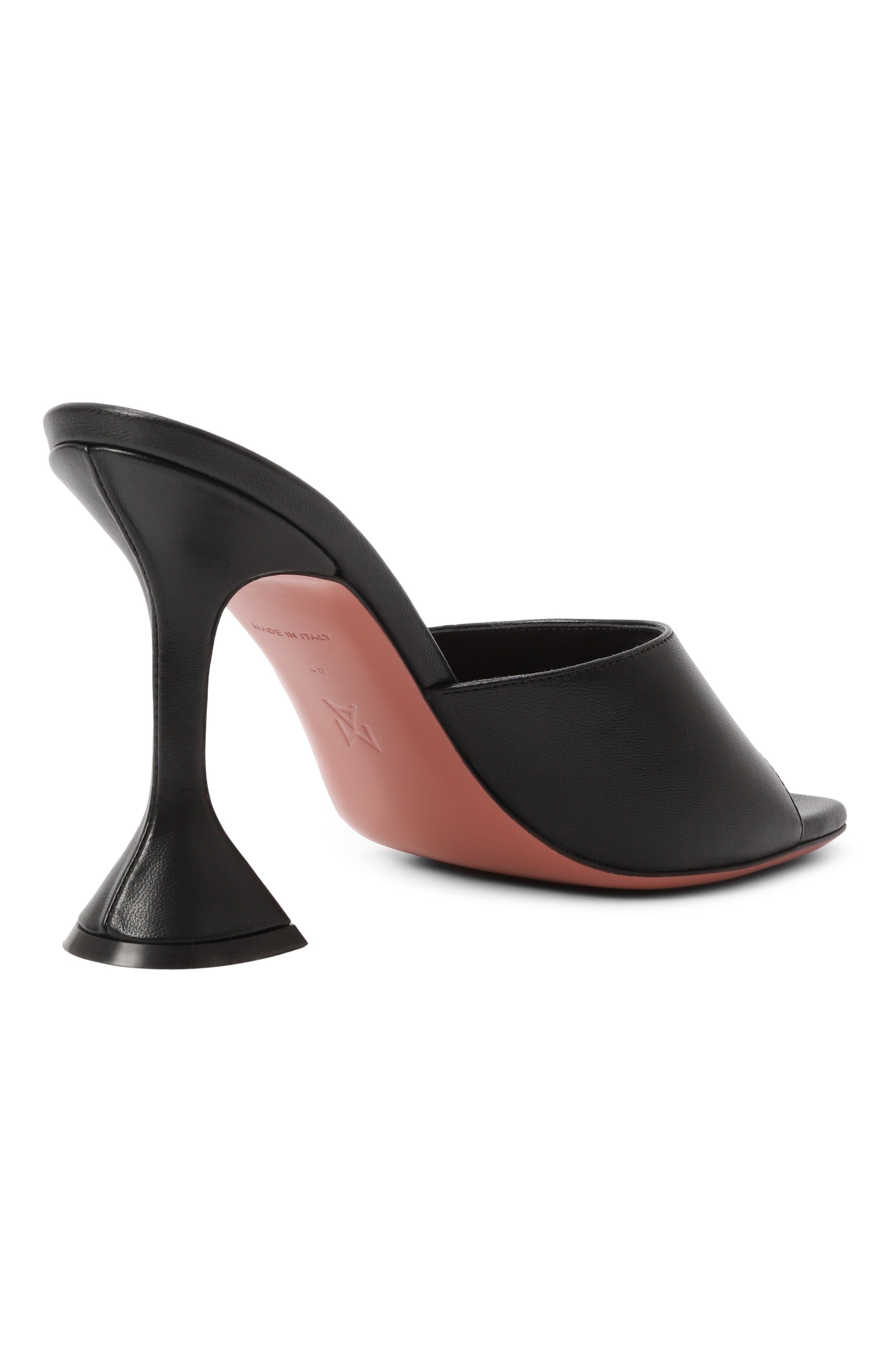 Кожаные мюли lupita AMINA MUADDI, арт. LUPITA SLIPPER/PATENT/WHITE, фото 5