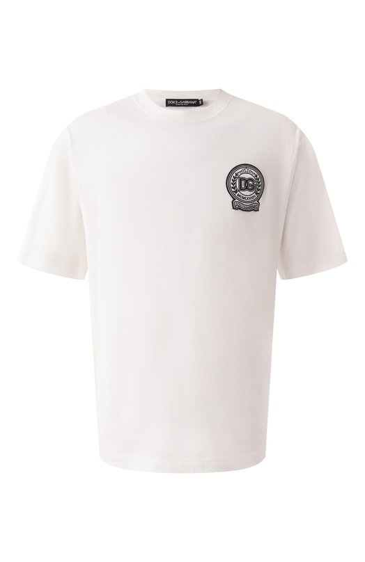 Хлопковая футболка Dolce & Gabbana G8PN9Z/G7NYE Белый G8PN9Z/G7NYE