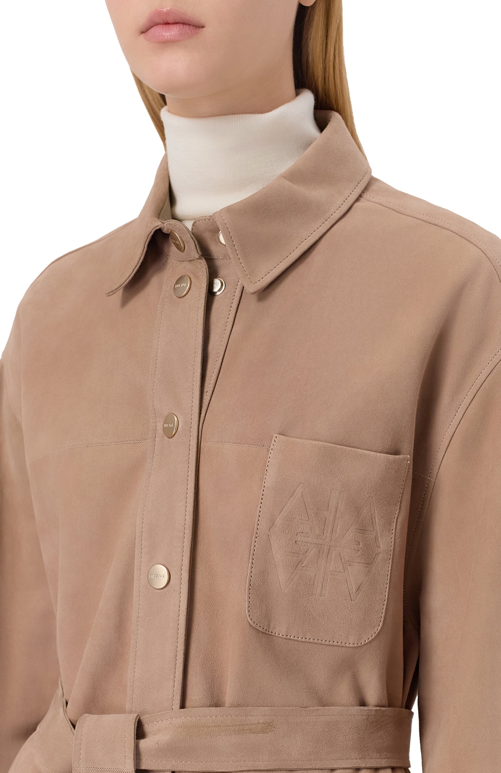 Замшевая рубашка FREEAGE, арт. B1046S, фото 5