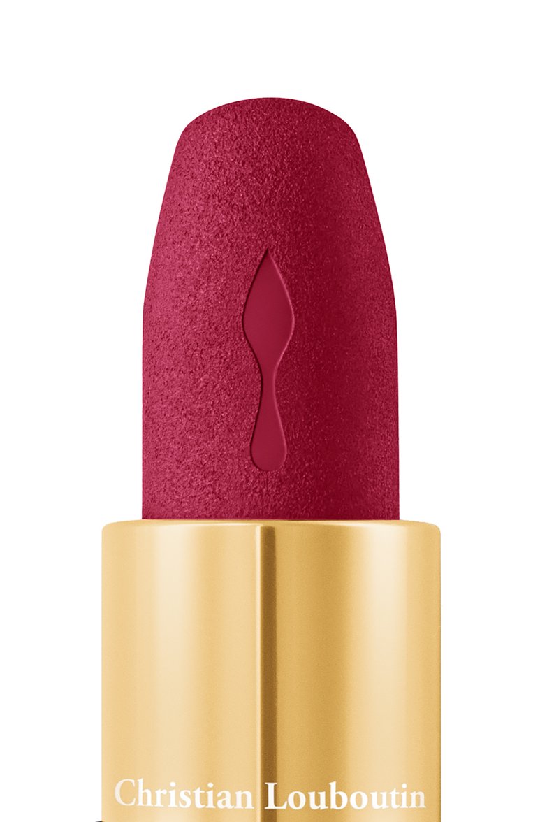 Матовая помада для губ rouge louboutin velvet matte, оттенок jackie's wine CHRISTIAN LOUBOUTIN  цвета, арт. 8435415068789 | Фото 3 (Финишное покрытие: Матовый; Региональные ограничения белый список (Axapta Mercury): Не проставлено)