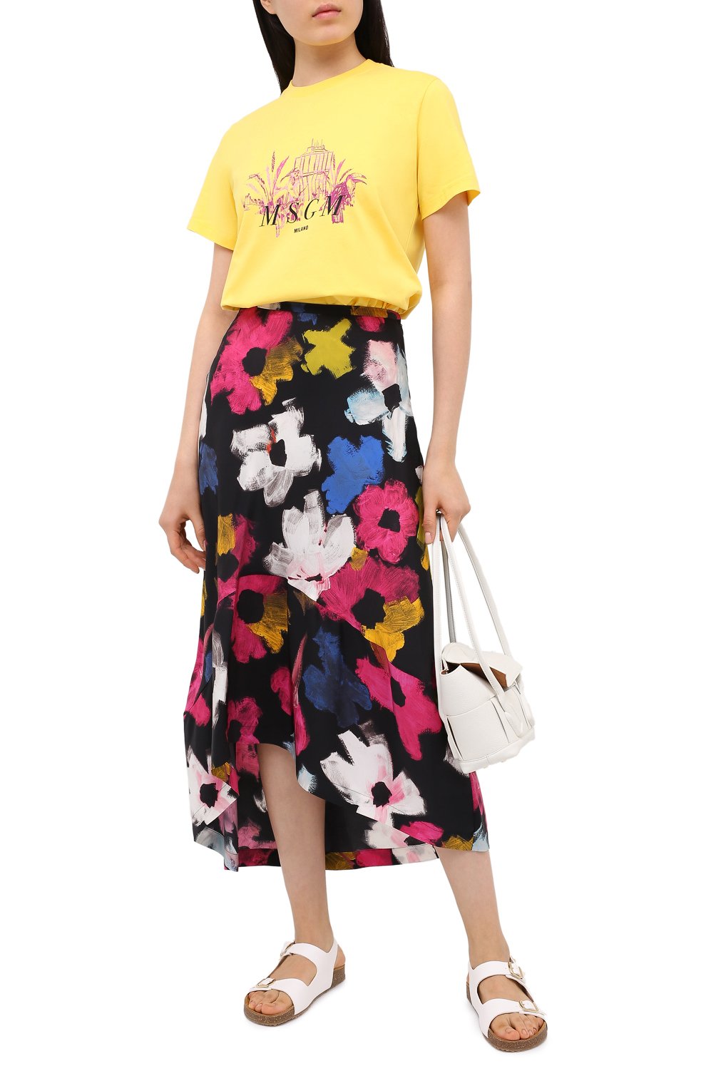 Хлопковая футболка MSGM, арт. 2943MDM78 207648, фото 2