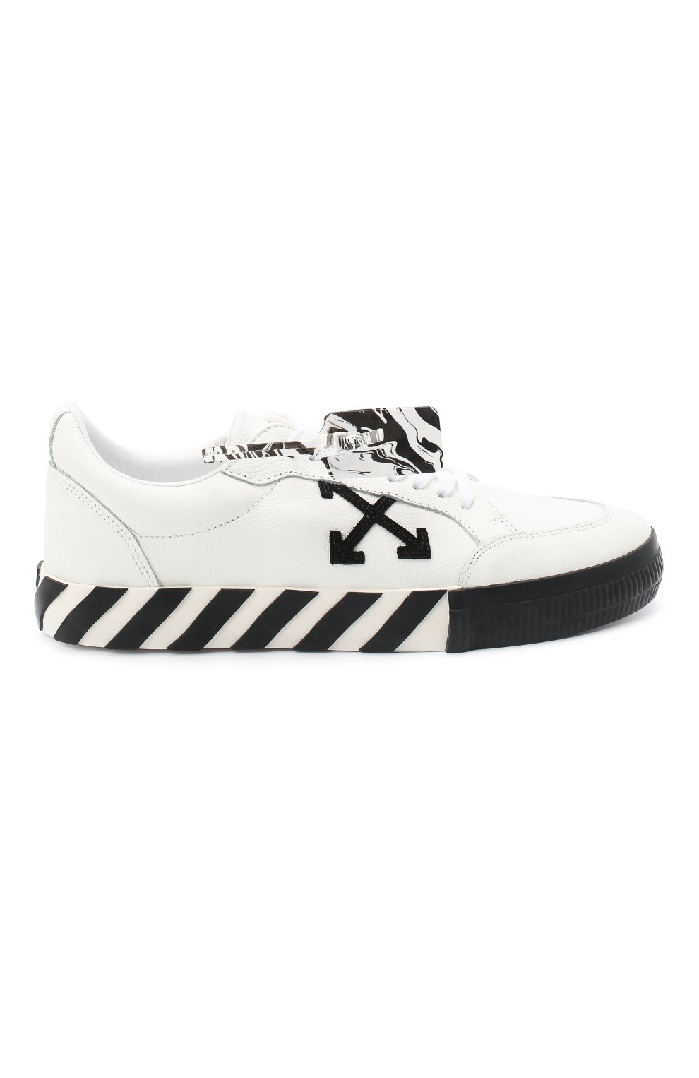 Комбинированные кеды vulcanized OFF-WHITE, арт. 0MIA085E20LEA0010110, фото 6