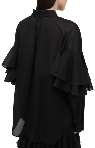 Хлопковая блузка TOTEME, арт. L0CARN0 203-702-704, фото 4