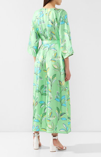 Шелковое платье KITON, арт. D47325K09R20, фото 4