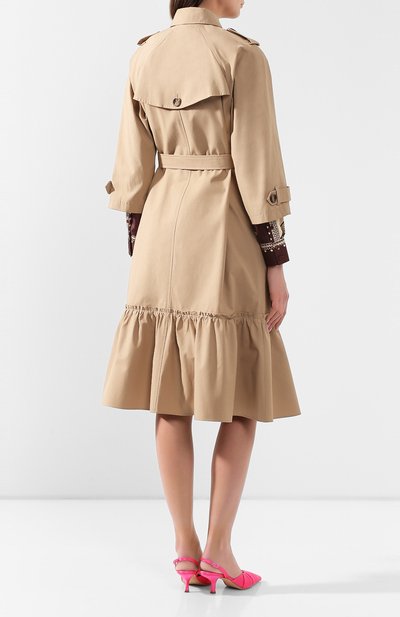 Хлопковый тренч REDVALENTINO, арт. TR0CHA60/4YM, фото 4
