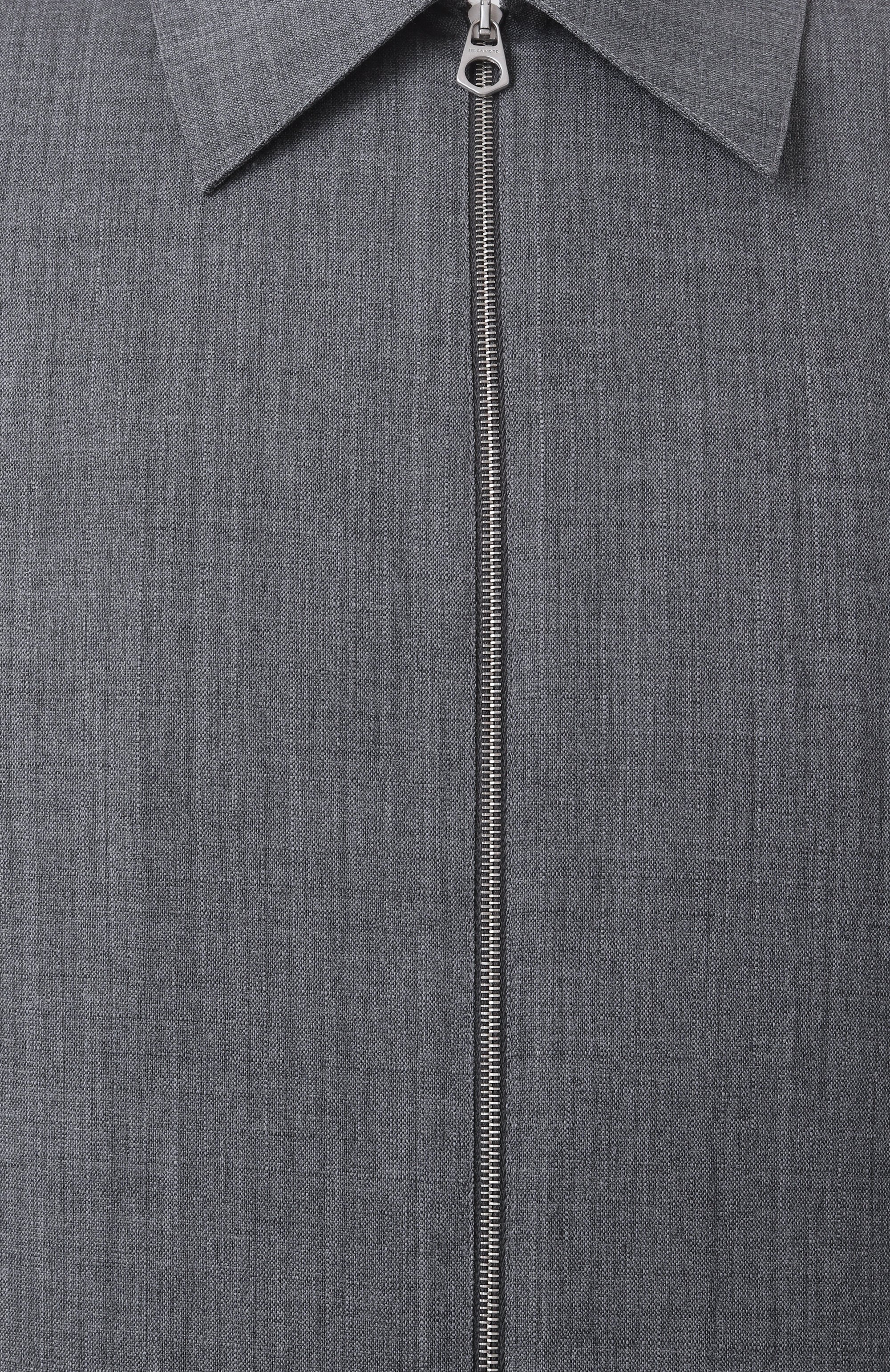Шерстяная куртка-рубашка JIL SANDER, арт. J22DL0301-J40171, фото 6