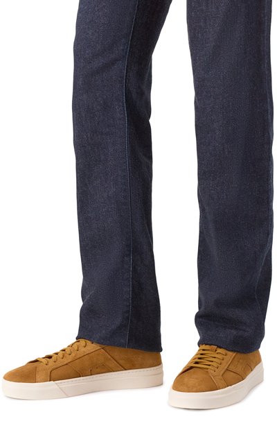 Замшевые кеды gloria SANTONI, арт. MBGG21967PNNCEAT, фото 3