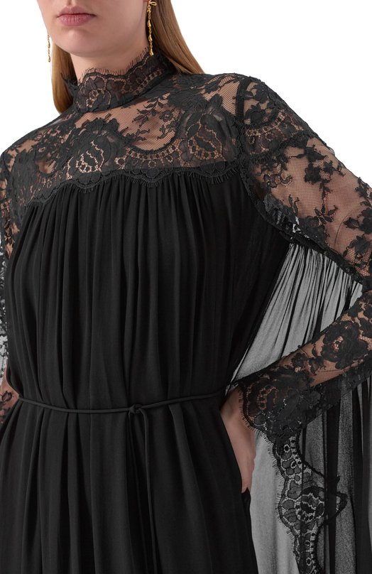Платье из вискозы Zimmermann 5244DF251 Чёрный  5244DF251 Фото 4