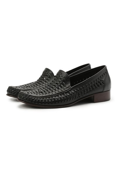 Кожаные лоферы swann SAINT LAURENT, арт. 649028/20200, фото 1