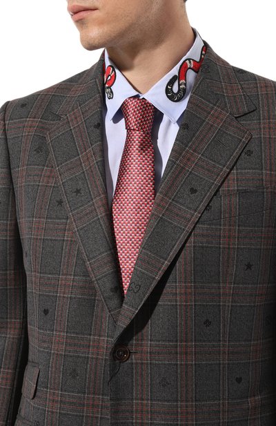 Шелковый галстук LANVIN, арт. TIE 9 CM/2500, фото 2