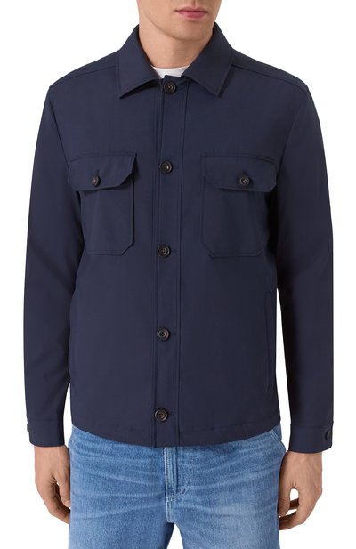 Шерстяная куртка-рубашка CORNELIANI, арт. 25LI23-2518523, фото 3