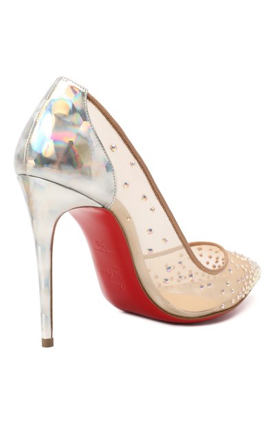 Туфли follies 100 CHRISTIAN LOUBOUTIN, арт. follies strass 100 rete/prisme, фото 3