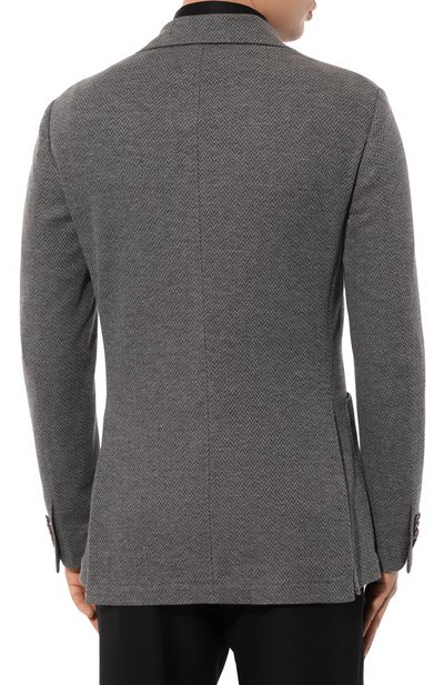 Пиджак из хлопка и шерсти CANALI, арт. J0147/JJ02161, фото 4